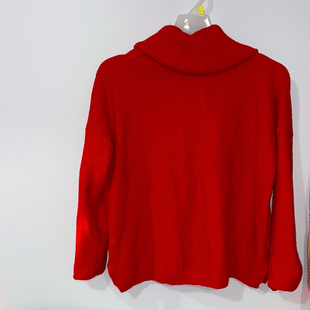 Blood red sweater